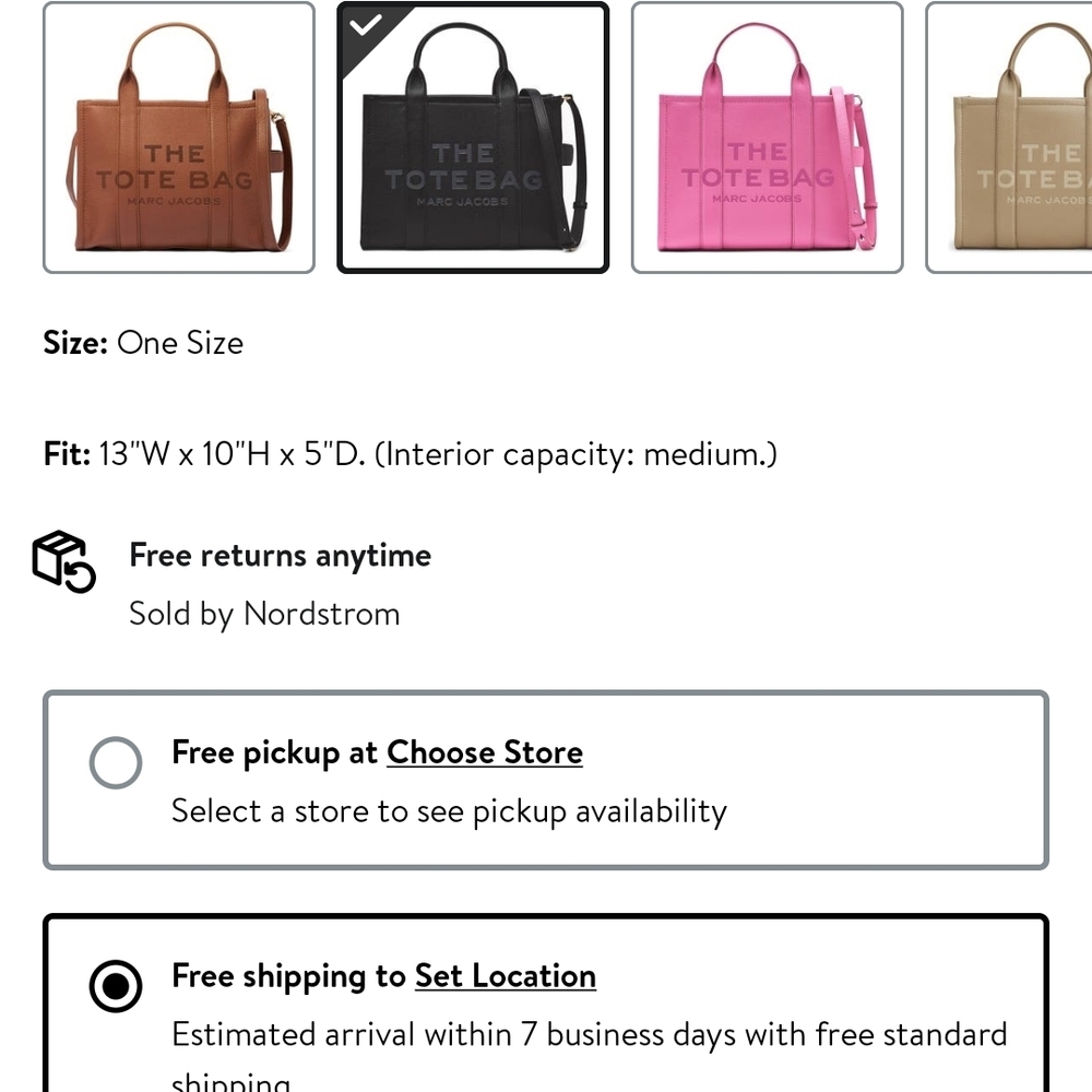 Marc Jacobs Black Tote Bag - Picture 2 of 13